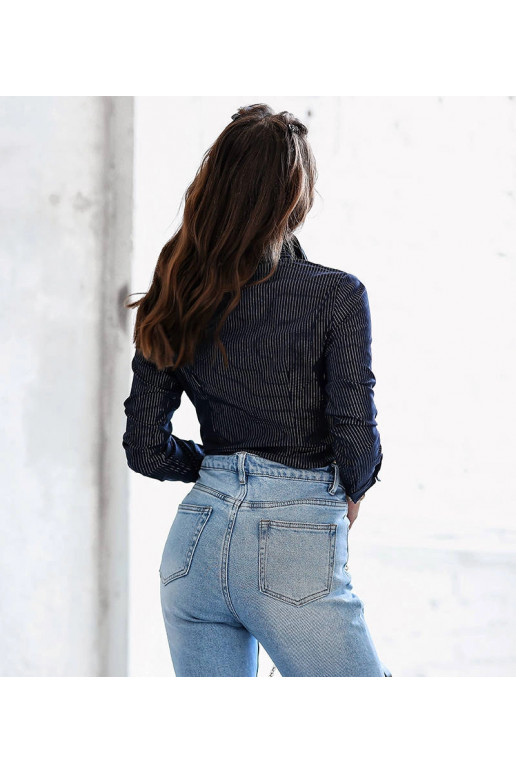 Námořnická modrá dámská košile Domma