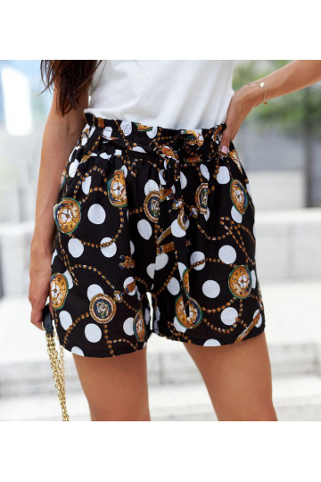 Černé dámské kraťasy s...