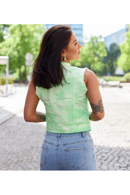 Zelená dámská vesta Palerma Zelená dámská vesta Palerma