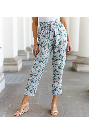 Zelené květinové kalhoty... 2