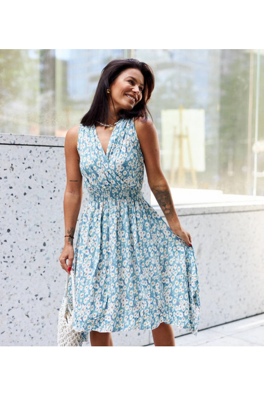 Modré květované šaty Grado Modré květované šaty Grado