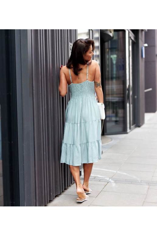 Zelené rozevláté šaty Udinese Zelené rozevláté šaty Udinese