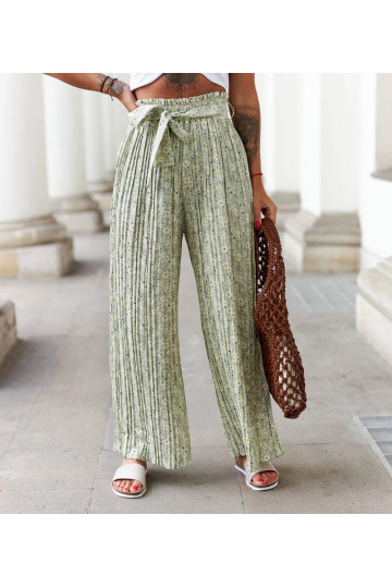 Zelené široké řasené... 2