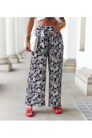 Černé široké plisované... 2