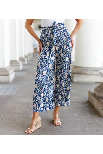 Modré plisované kalhoty... 2