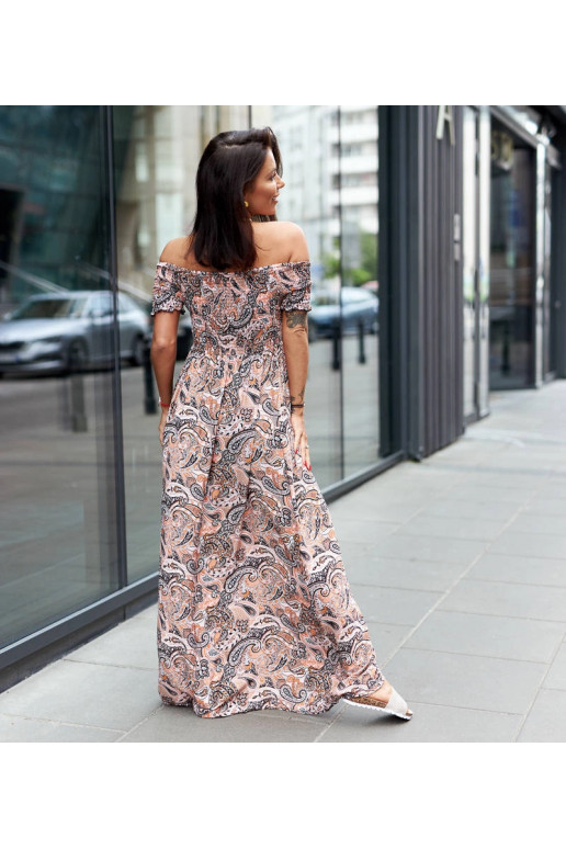 Venezia oranžové ruched šaty Venezia oranžové ruched šaty