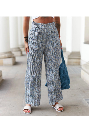 Modré plisované kalhoty... 2