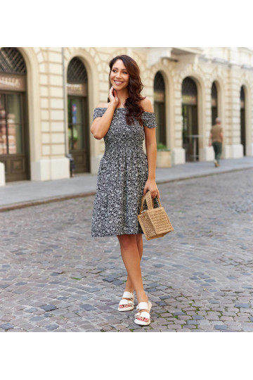 Černé květinové španělské...