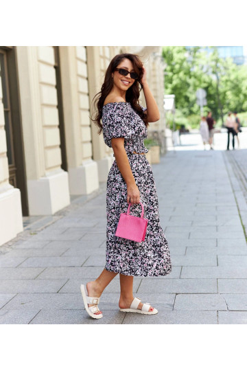 Černý set topu a midi sukně... 2