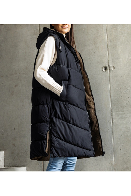 Simonova černozelená oboustranná vesta