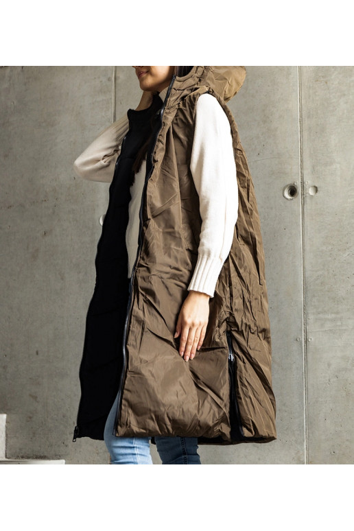 Simonova černozelená oboustranná vesta