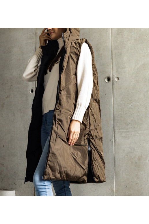 Simonova černozelená oboustranná vesta