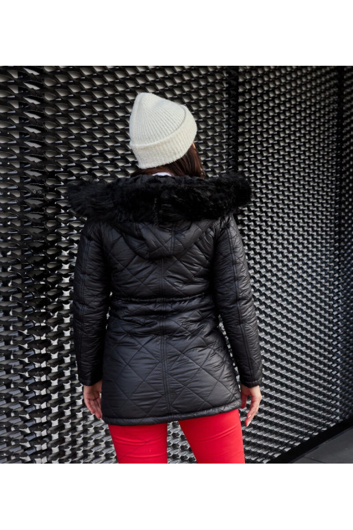 Černá oboustranná bunda Spontin