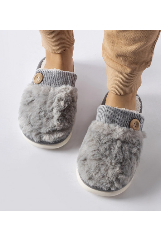 Šedé zateplené pantofle Lakeland