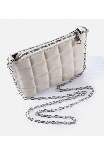 Bílá prošívaná taška s... 2