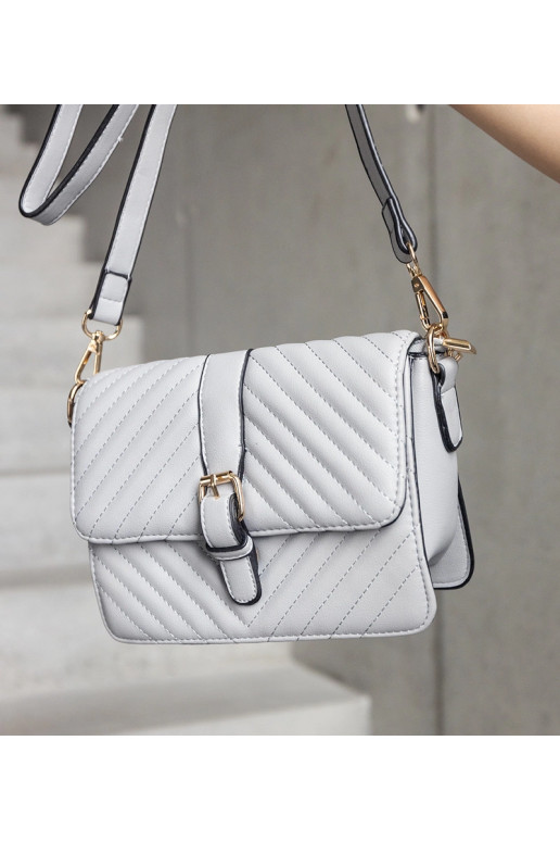 Šedá prošívaná messenger taška Virgilio