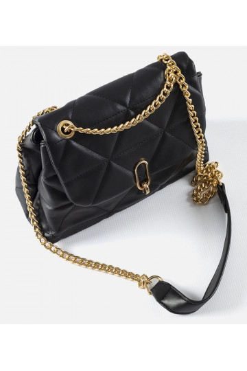 Černá prošívaná taška přes... 2