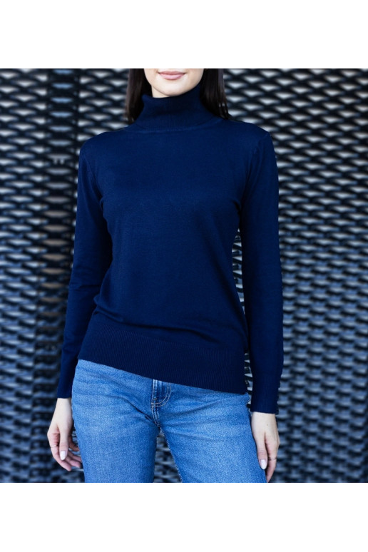 Námořnicky modrý rolák volného střihu...