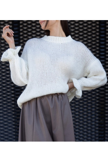 Bílý asymetrický oversized... 2