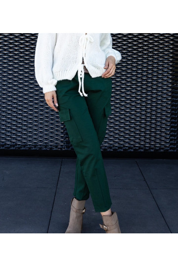 Kalhoty Nuala Green Combat...