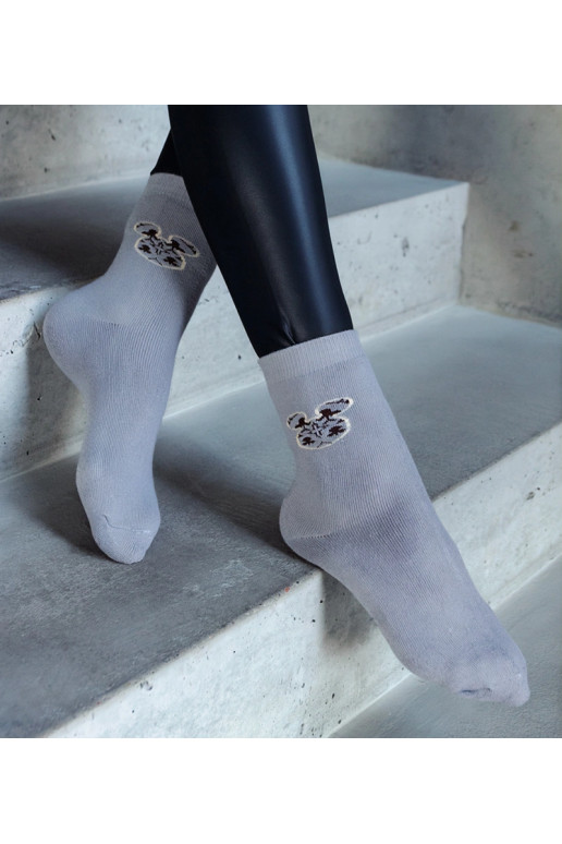 Sella šedé teplé ponožky