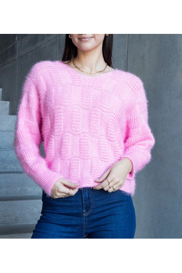 Růžový svetr Neveri s... 2