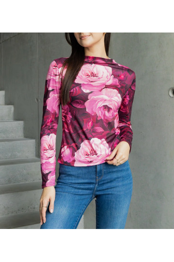 Růžová halenka zdobená... 2