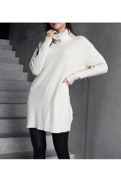 Dlouhý bílý měkký rolák Kali