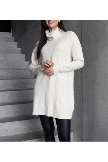 Dlouhý bílý měkký rolák Kali 2