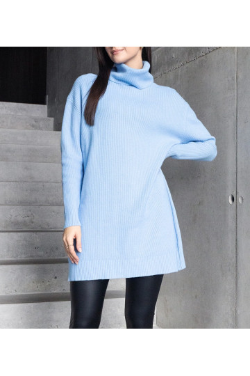 Dlouhý modrý měkký rolák Kali 2