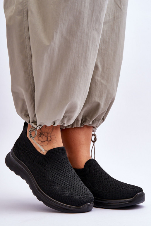  Tenisky  Slip-on vzor Černé Adiora