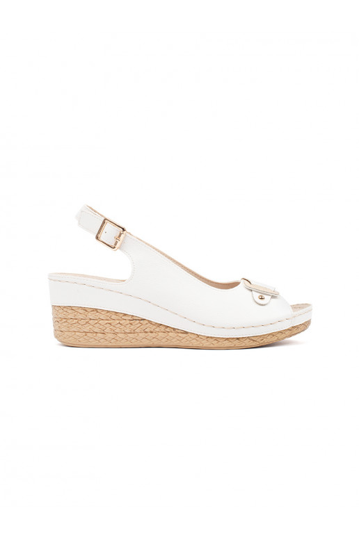 bílé sandály  Espadrilky bílé sandály  Espadrilky