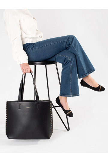 kabelka shopper s nýty