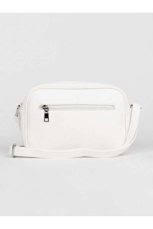 bílá kabelka z kieszonkami