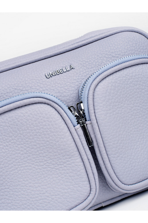 Fialová kabelka z kieszonkami