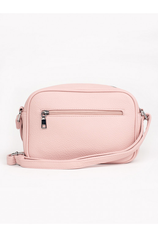 růžová kabelka z kieszonkami