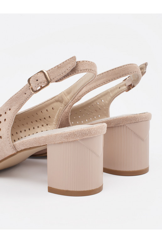 slonová kost sandály nízký podpatek slonová kost sandály nízký podpatek