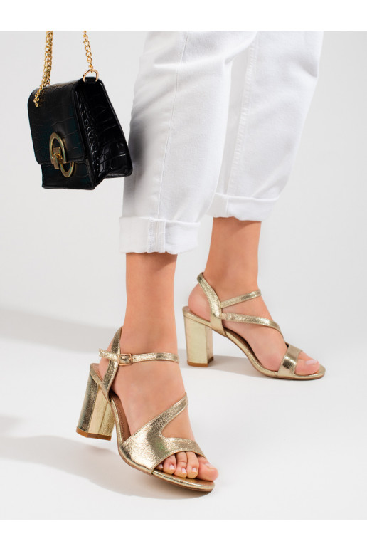 Elegantní styl sandály  na podpatku 