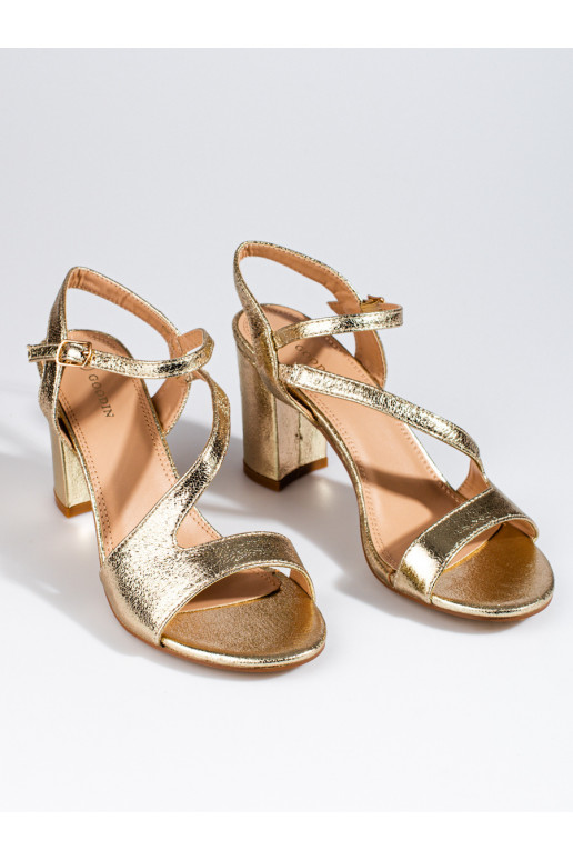 Elegantní styl sandály  na podpatku 