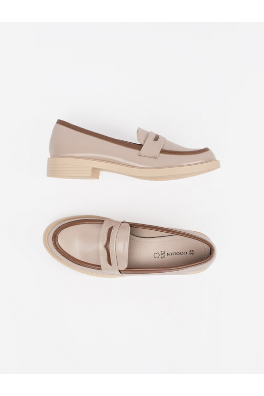 béžové  Dámské mokasíny béžové  Dámské mokasíny
