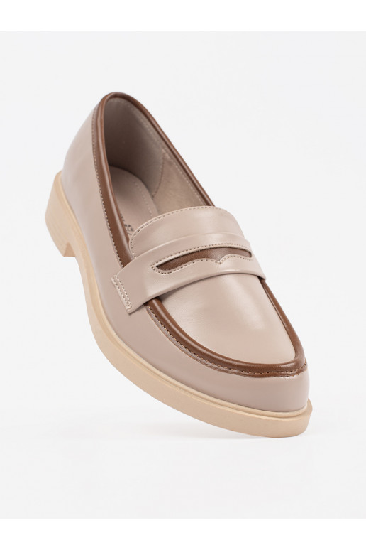 béžové  Dámské mokasíny béžové  Dámské mokasíny