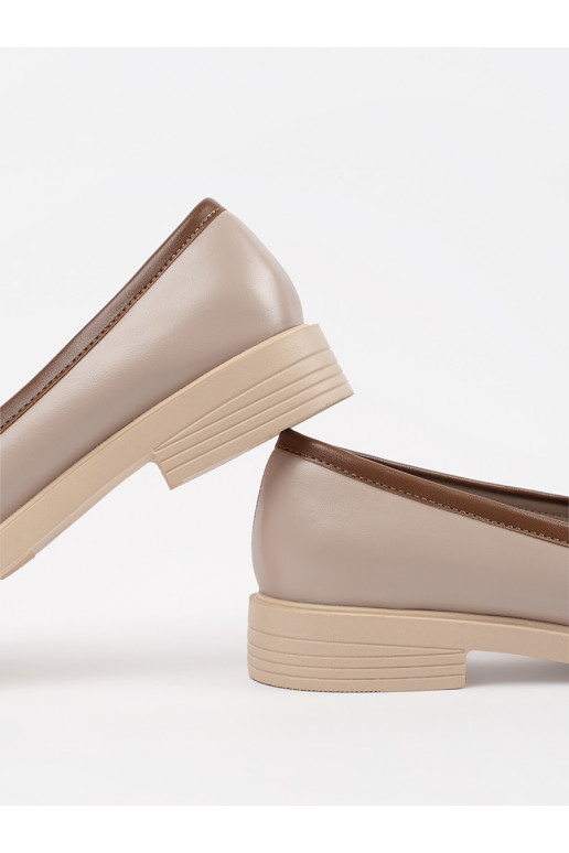 béžové  Dámské mokasíny béžové  Dámské mokasíny