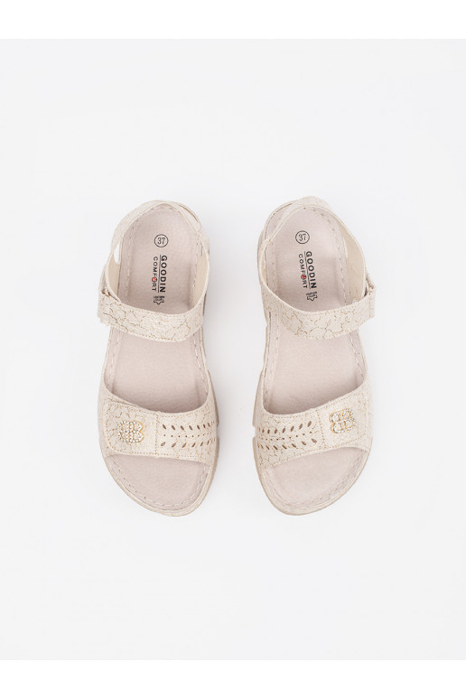 slonová kost sandály 