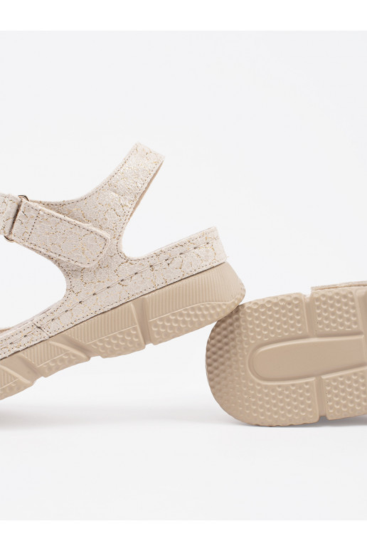 slonová kost sandály 