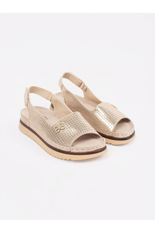 s ažurovými prvky miękkie sandály 