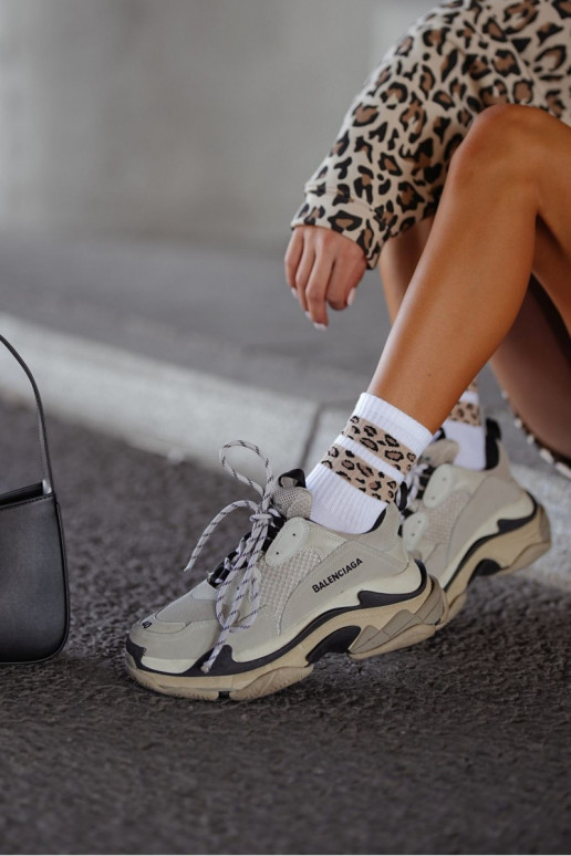 Ponožky  Dwa Puntíkované  bílé