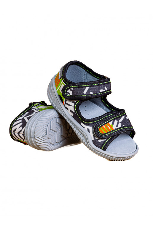 Pantofle chlapecké Viggami Ignaś s potiskem