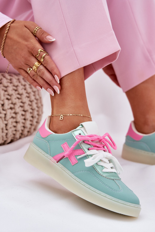  tenisky  se vzory leopardí kožešiny mincovna -růžová Zelevelis