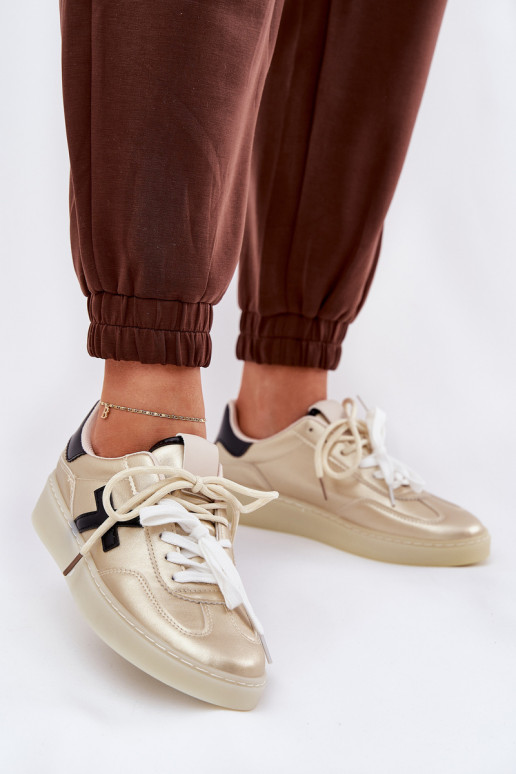 tenisky  zlaté barvy Zelevelis  tenisky  zlaté barvy Zelevelis