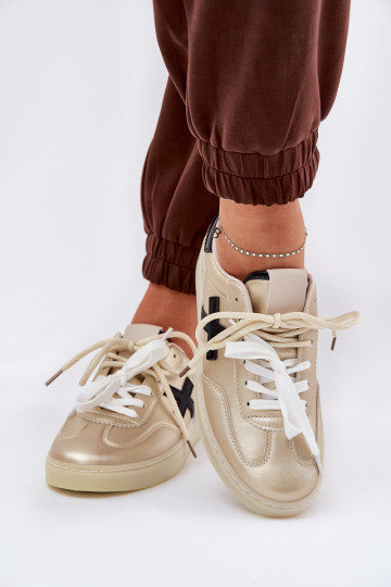  tenisky  zlaté barvy Zelevelis 2